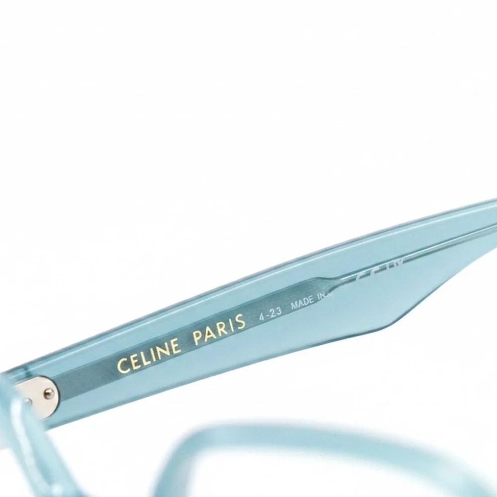 New! Celine Aqua Blue Eyeglasses CL50142F 093, Authentic - Picture 6 of 8